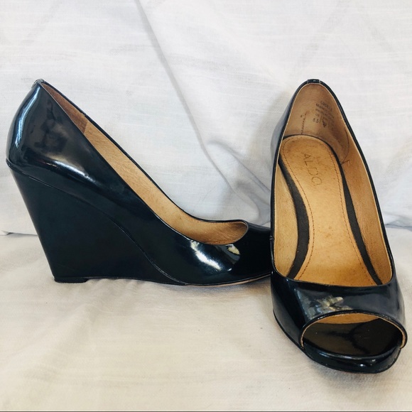 Aldo Shoes - ALDO Lucille Peep Toe Wedges